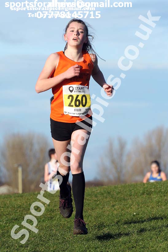 Girls under-15s Davison Shield, 2020 Sherman Cup/Davison Shield, Temple Park, South Shields.  Photo: David T. Hewitson/Sports for All Pics